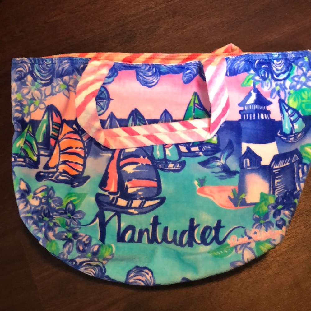 NWT Lilly Pulitzer Nantucket Destination tote - Picture 2 of 4
